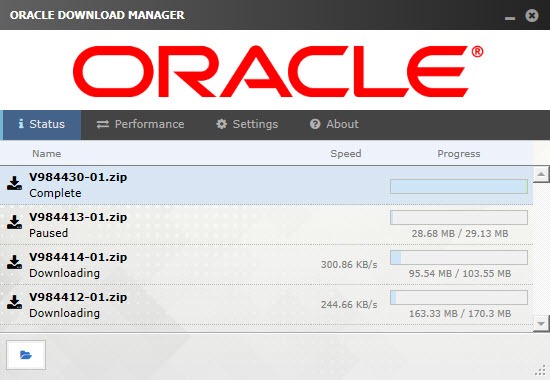 Oracle-Download-Manager
